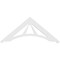 Ekena Millwork Pitch Stanford Architectural Grade PVC Gable Pediment, 36"W x 15"H x 1"P (10/12) GPP036X015X100STA - alternate 2